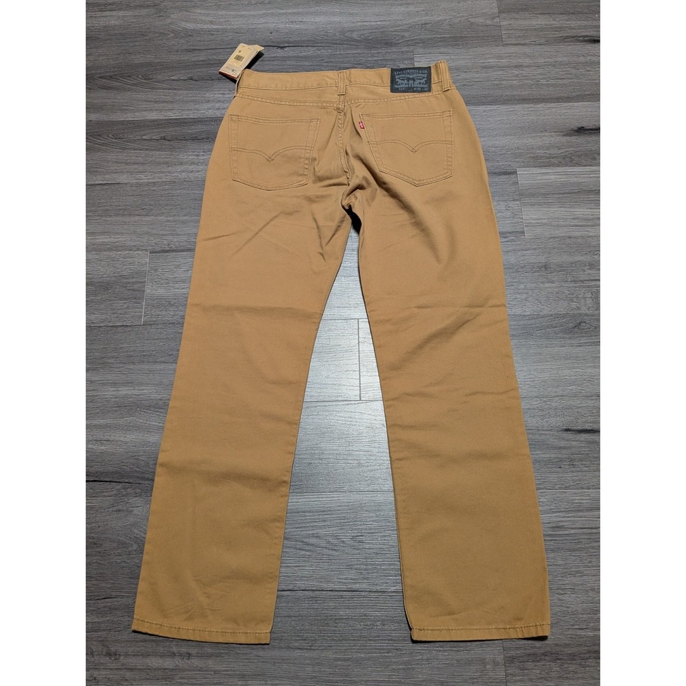 New With Tags Levi's Men's Brown 514 Straight Fit 100% Cotton Jeans Size 32X30 - Picture 9 of 9